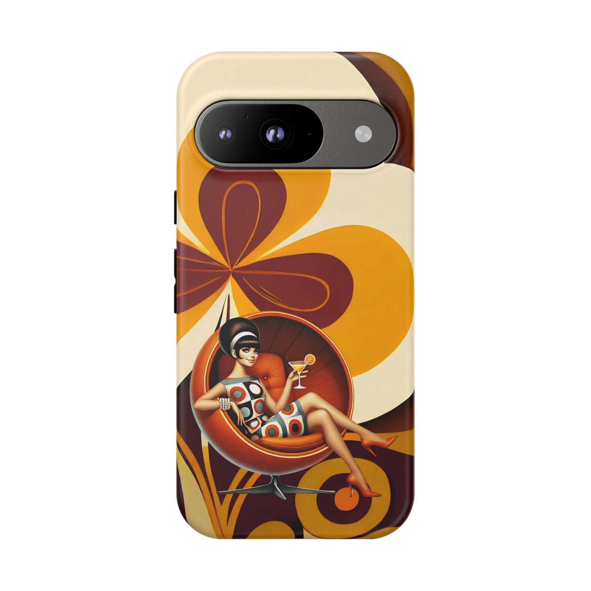 Groovy Mod 60s Retro Flower Power Phone Cases