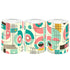 Mid Modern Bahaus Designed Geometric Cylindrical Glass Lampshades - Mid Century Modern Gal
