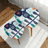 Modern Scandinavian Hygee Floral Modern Danish Nesting Tables - Mid Century Modern Gal