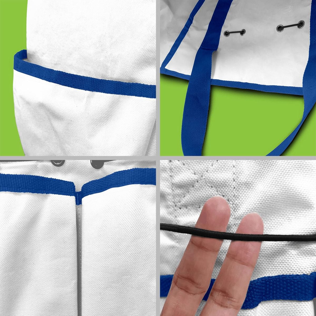Floral Bohemian Retro Gray Yellow Modern Garden Tool Bag