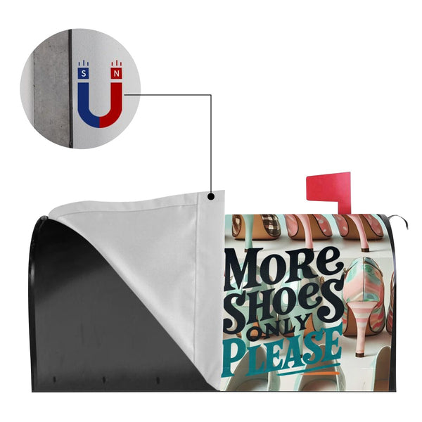 Shoe Lover Gal, Retro Fun And Kitschy Mailbox Cover For Shoe Lovers