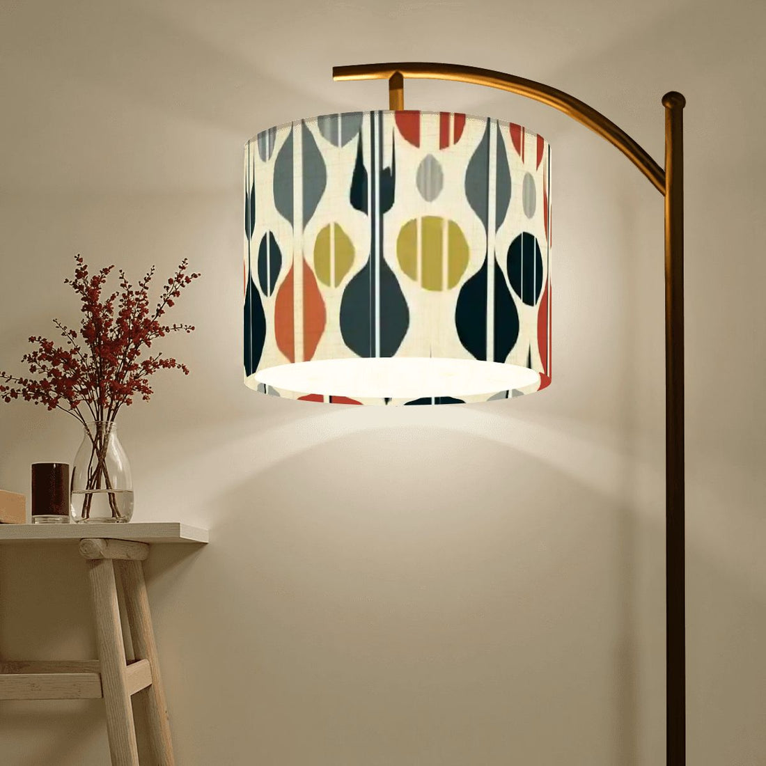 Mid Century Modern Scandinavian Designed Arc Floor Lamp - Mid Century Modern Gal