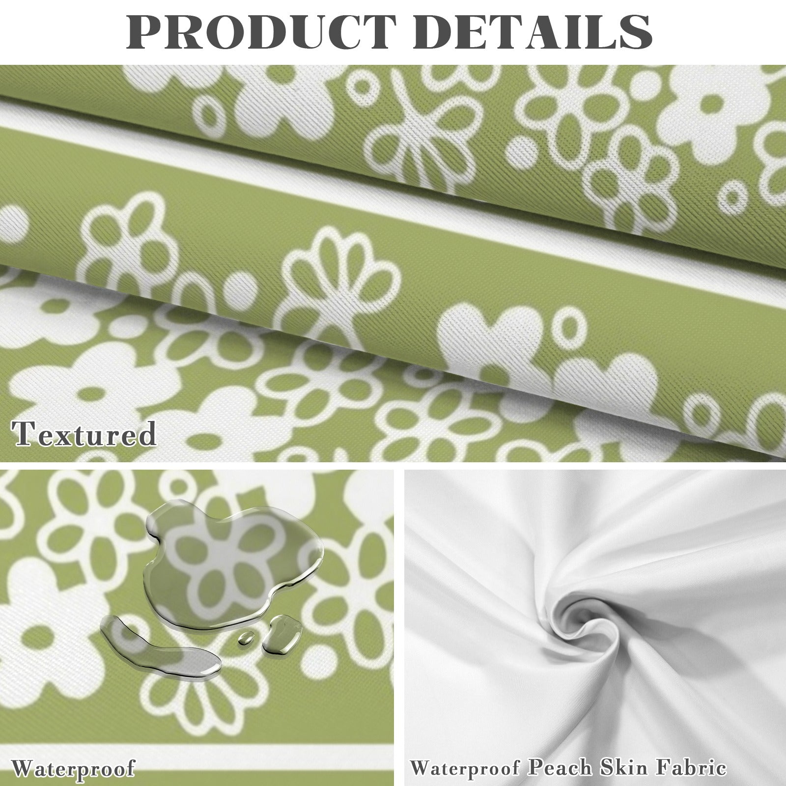 Retro Green, Spring Blossom, Mod Daisy MCM Tablecloth - Mid Century Modern Gal