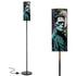 Retro Frankenstein Gothic Spooky Harvest Moon Purple Green Mid Century Modern Floor Lamp - Mid Century Modern Gal
