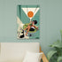 Mid Century Modern Atomic Cat Martini Hour, Funk Kitschy MCM Canvas Wall Art - Mid Century Modern Gal