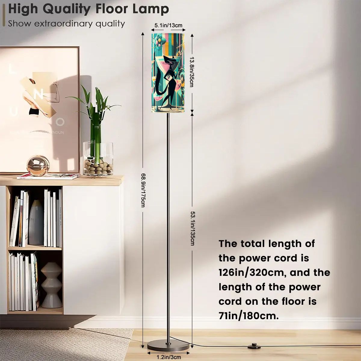 Atomic Cat Martini Mid Century Modern Barware Sexy Atomic Cat MCM Floor Lamp - Mid Century Modern Gal