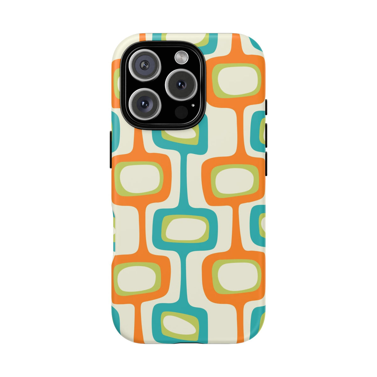 Mid Century Modern Groovy Googie Design, Colorful Smart Phone Tough Cases