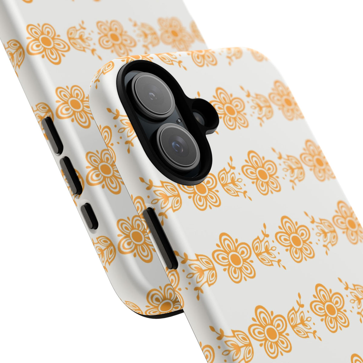 Pyrex Golden Butterfly Floral Phone Case, Tough Cases for Stylish Protection, Gift for Her, Durable, Trendy Floral Design, Cell Phone Cover