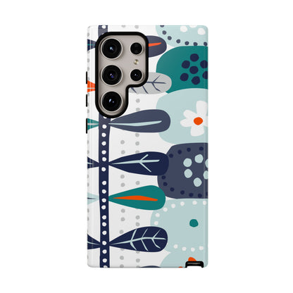 Scandinavian Modern Floral Nordic Hygge Tough Phone Case