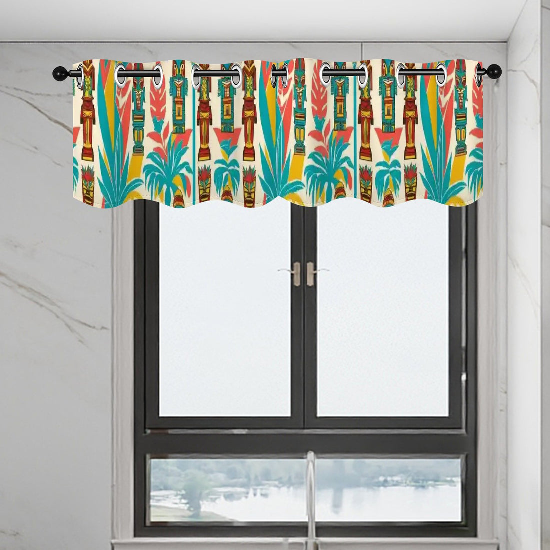 Time Time Palm Springs Kitschy Curtain Valances - Mid Century Modern Gal