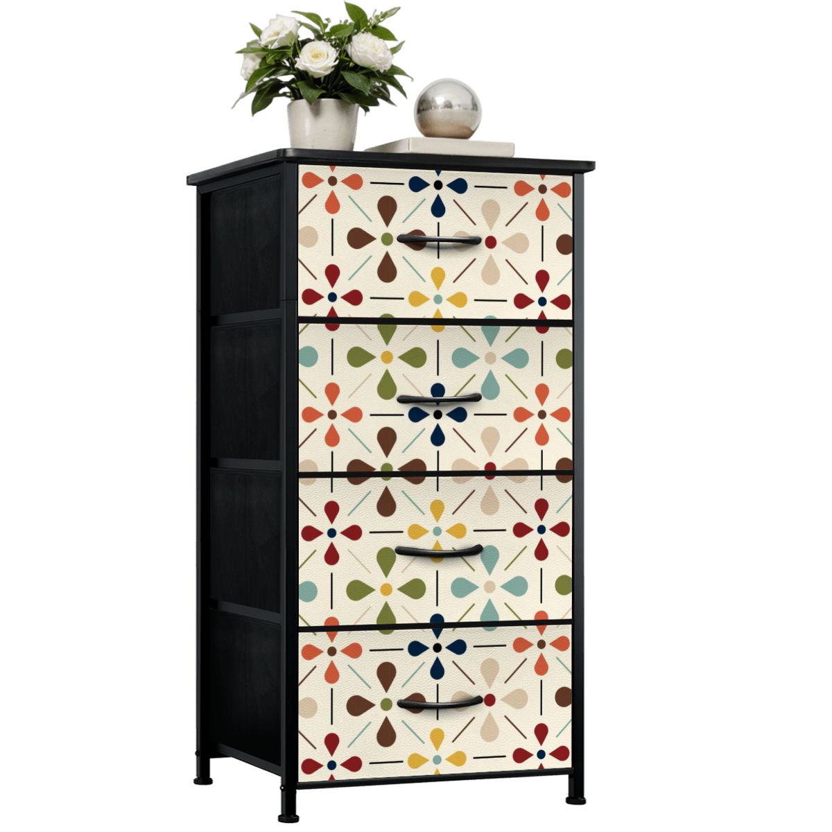 Mid Century Modern Scandinavian Modern Danish MCM 4-Drawer Dresser