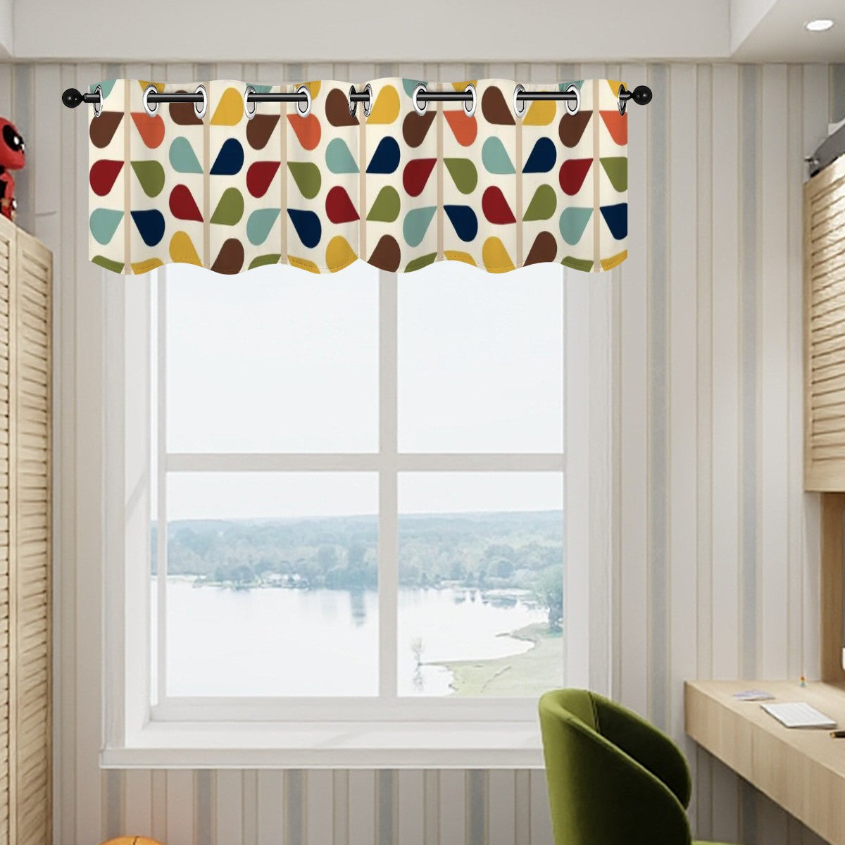 Valance Curtains - Mid Century Modern Gal