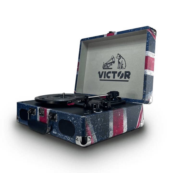 Wholesale Victor Metro Plus Portable Dual Bluetooth Suitcase Turntable