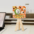 Retro Groovy Flower Atomic Cat Summer Vibes, Mid Mod Tripod Table Lamp - Mid Century Modern Gal