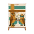 Mid Century Modern 70s Owls Kitschy Martini Time Shoe Cabinet - Mid Century Modern Gal