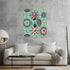Mid Century Modern Wall Art Atomic Cat, Atomic Age Starburst Retro Wood Wall Art - Mid Century Modern Gal