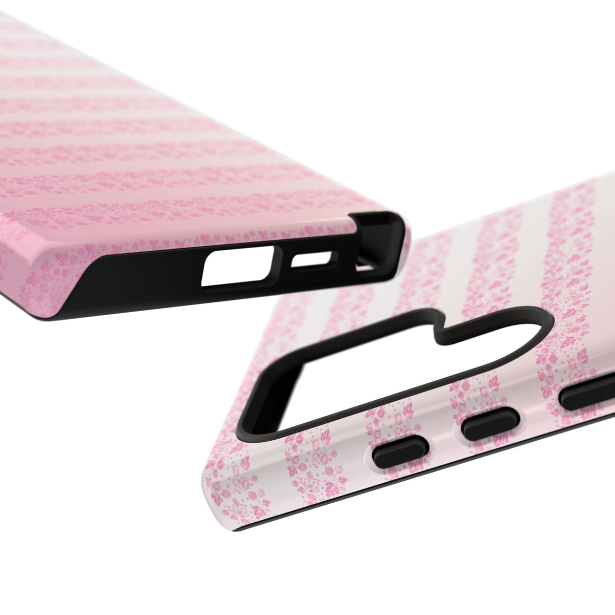 Pink Pyrex Gooseberry Striped Phone Case, Stylish Phone Cover, Tough Protective Case, Cute Cell Phone Case, Trending Gift for Her