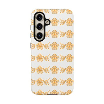 Pyrex Golden Butterfly Floral Phone Case, Tough Cases for Stylish Protection, Gift for Her, Durable, Trendy Floral Design, Cell Phone Cover