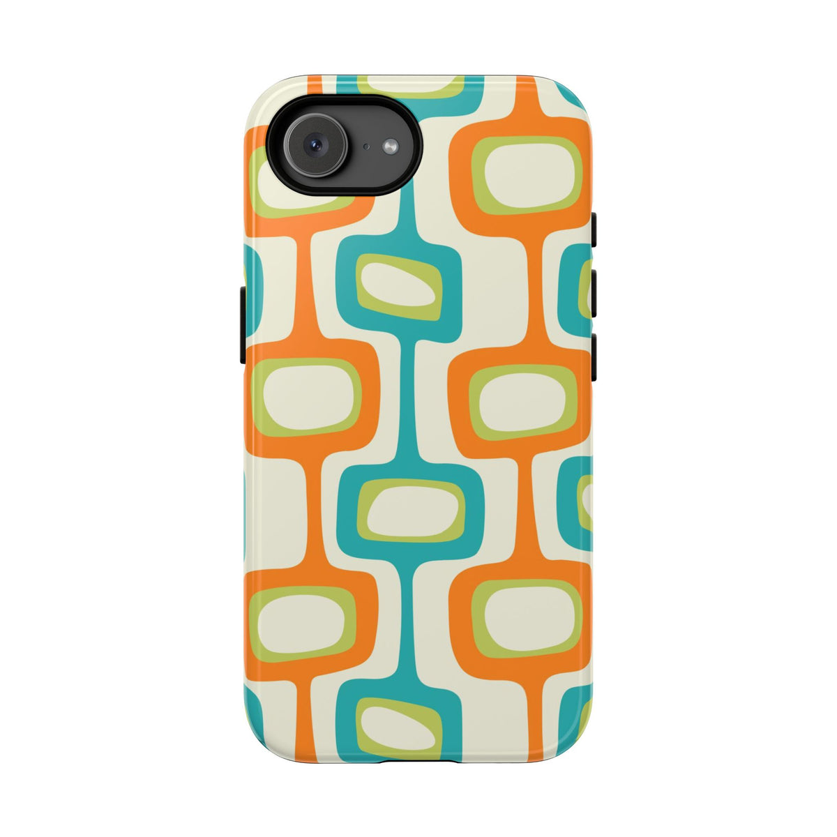 Mid Century Modern Groovy Googie Design, Colorful Smart Phone Tough Cases