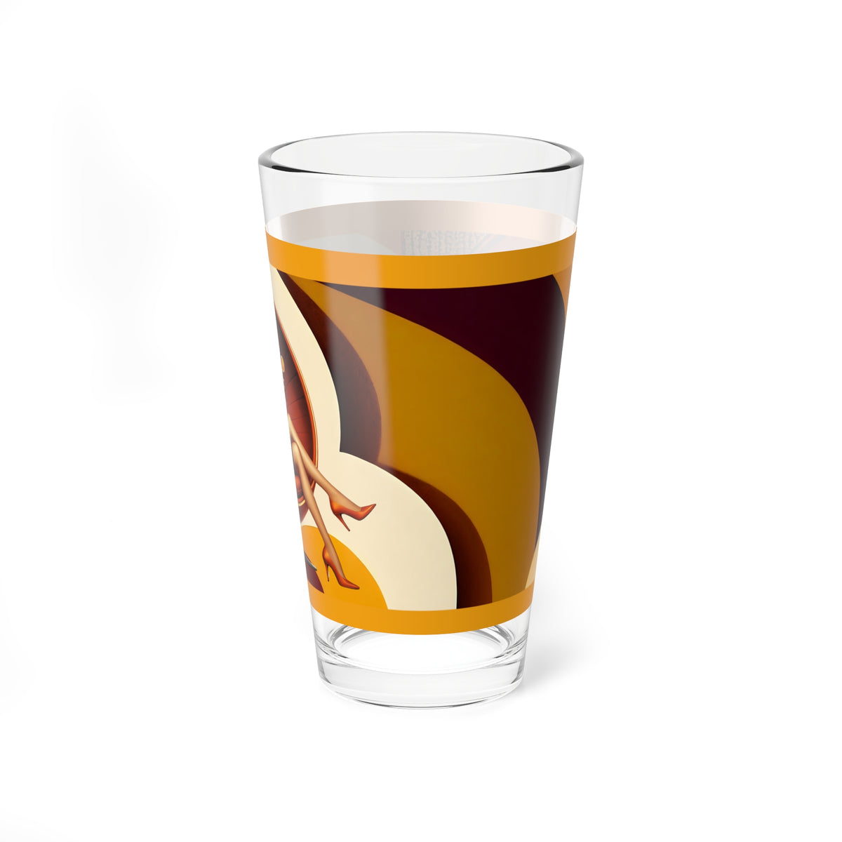Mod 60s Retro Gal, Flower Power Mid Century Modern Barware - Mid Century Modern Gal