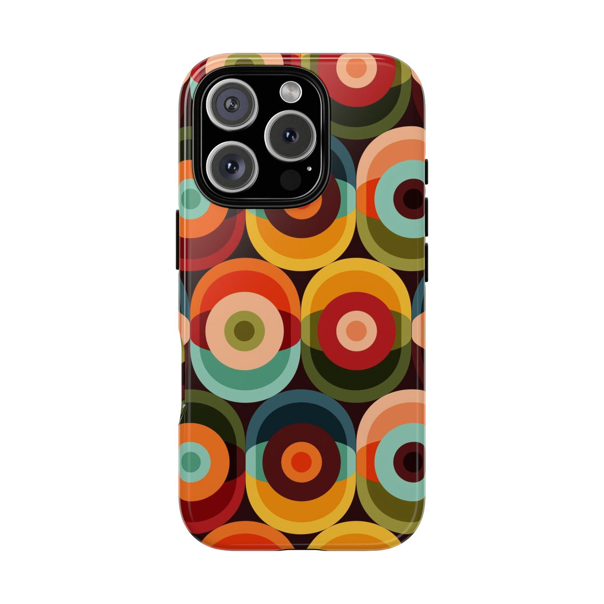 Retro Groovy Space Orb, Funky Fun Tough Phone Case