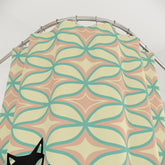Atomic Whimsical Cat Mid Century Modern Pattern Shower Curtain - Fun and Stylish Bathroom Decor - Mid Century Modern Gal