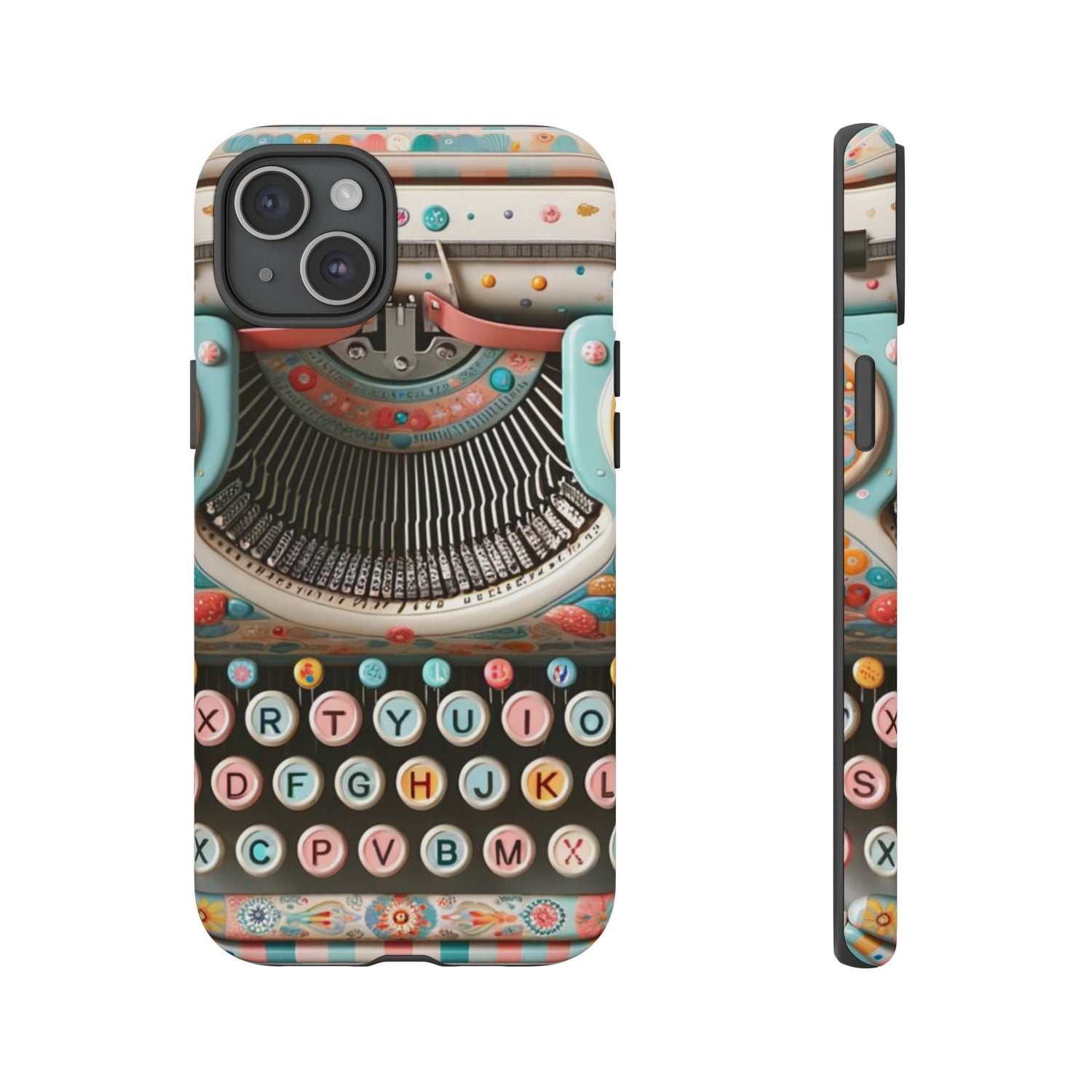 Retro Typewriter Mid Mod Kitschy  Quirky Fun Smart Phone, Tough Cases