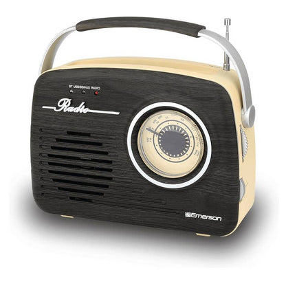 Wholesale Emerson Portable Retro Radio with Rechargeable Battery
