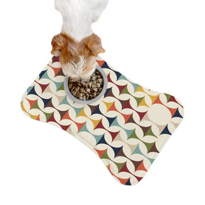 Scandinavian Design Geometric Pet Feeding Mats