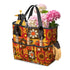 Retro 70s Mod Floral Orange Brown Yellow Mid Mod Hip Garden Tool Bag - Mid Century Modern Gal