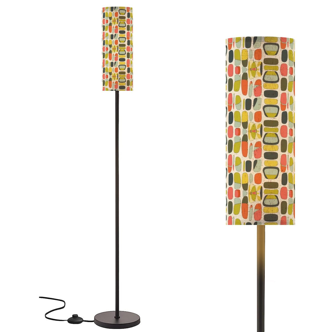 Mid Century Modern Geometric Mod DesignedFloor Lamp Modern Standing Lamp