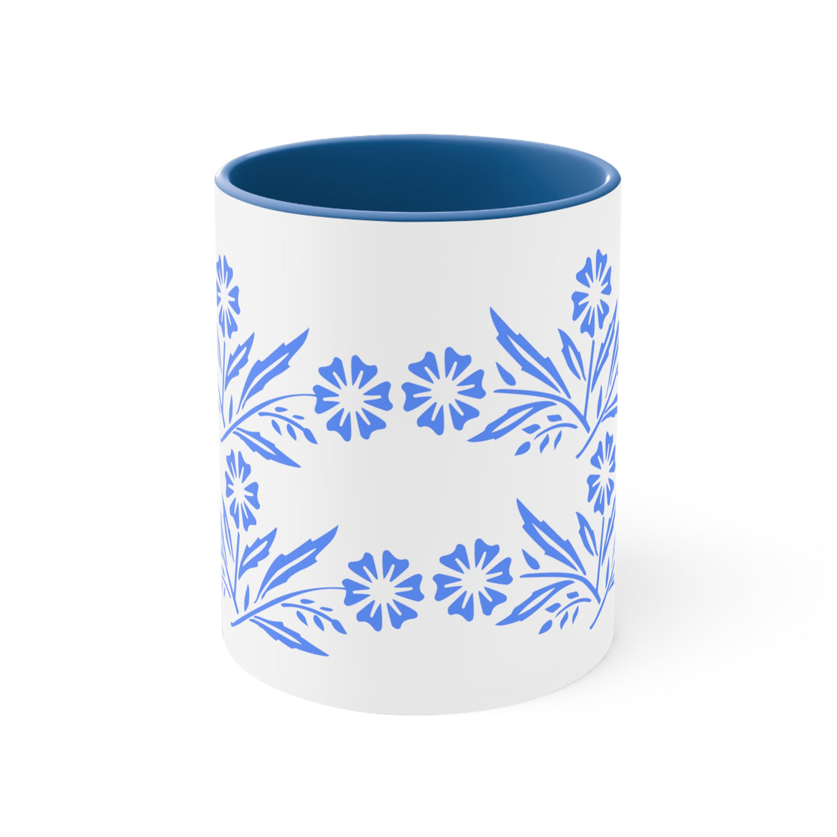 Blue Cornflower Corningware Pyrex Lover Accent Coffee Mug, 11oz - Mid Century Modern Gal