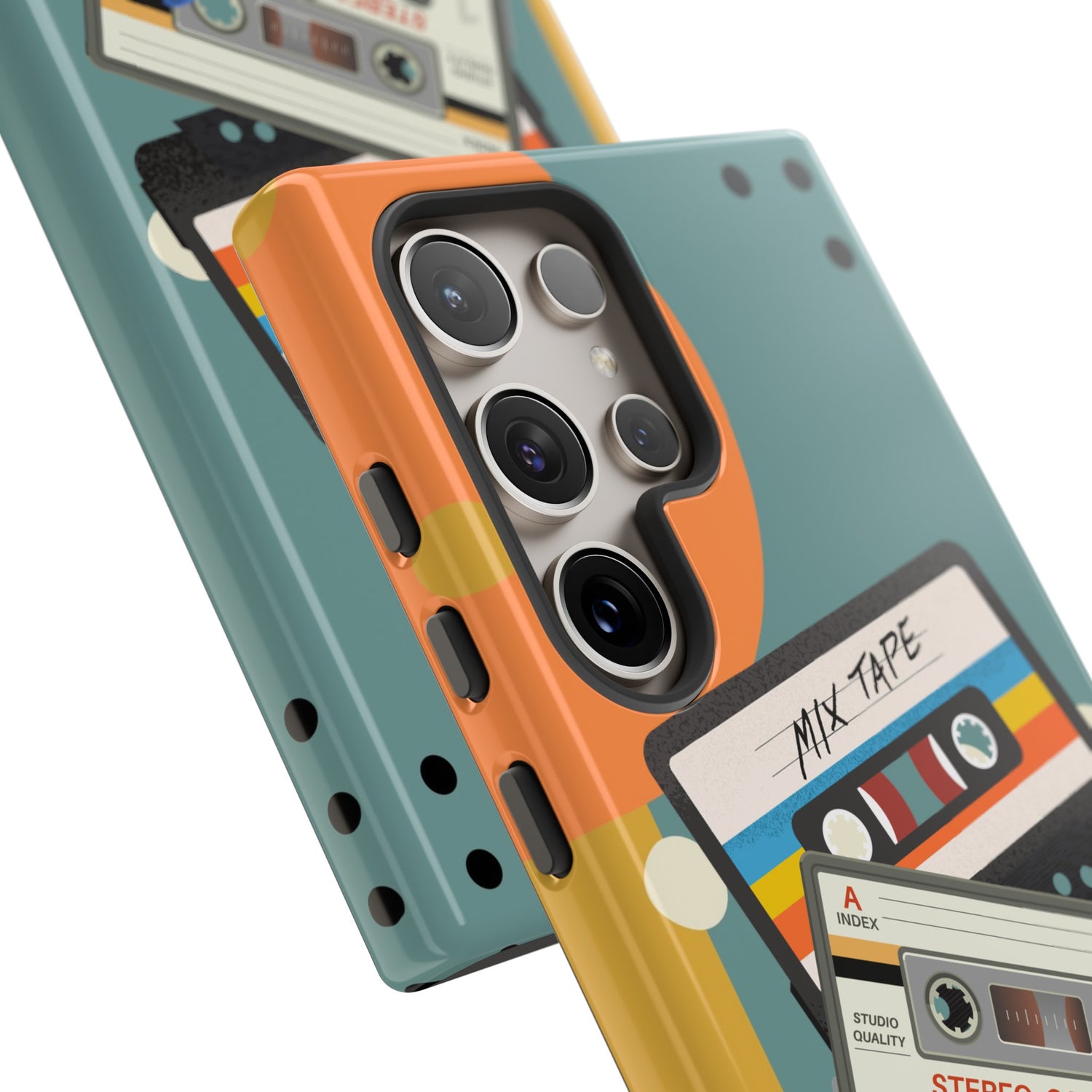 Gen X, Retro Cassettes Mid Mod Smart Phone Tough Cases