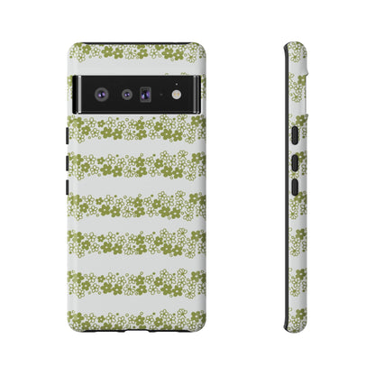 Pyrex Crazy Daisy Spring BlossonFloral Phone Case: Tough Cases with Elegant Green Floral Design, Durable Phone Cover