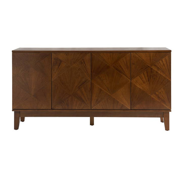 Abraham Sideboard - Walnut -  60 x 15.8 x 30 in