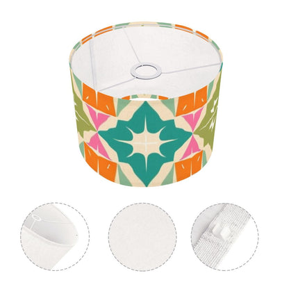 Atomic 50s Starburst Diamond Kitschy Orange, Teal, Green Mid Century Modern Lamp SHADE ONLY - For Arc Floor Lamps Only - Mid Century Modern Gal