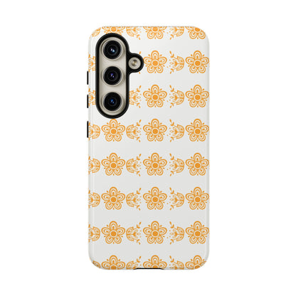 Pyrex Golden Butterfly Floral Phone Case, Tough Cases for Stylish Protection, Gift for Her, Durable, Trendy Floral Design, Cell Phone Cover
