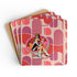 Mid Century Modern Barware Mod 60s Gal Retro Retro Chic Cork Coaster Set - Mid Century Modern Gal