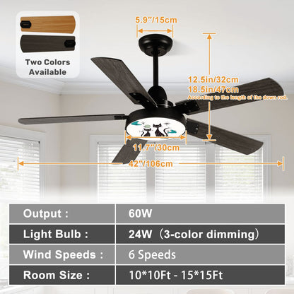 Atomic Mod Couple Kitschy Boomerang Starbursts Mid Century Modern Ceiling Fan With Light - Mid Century Modern Gal