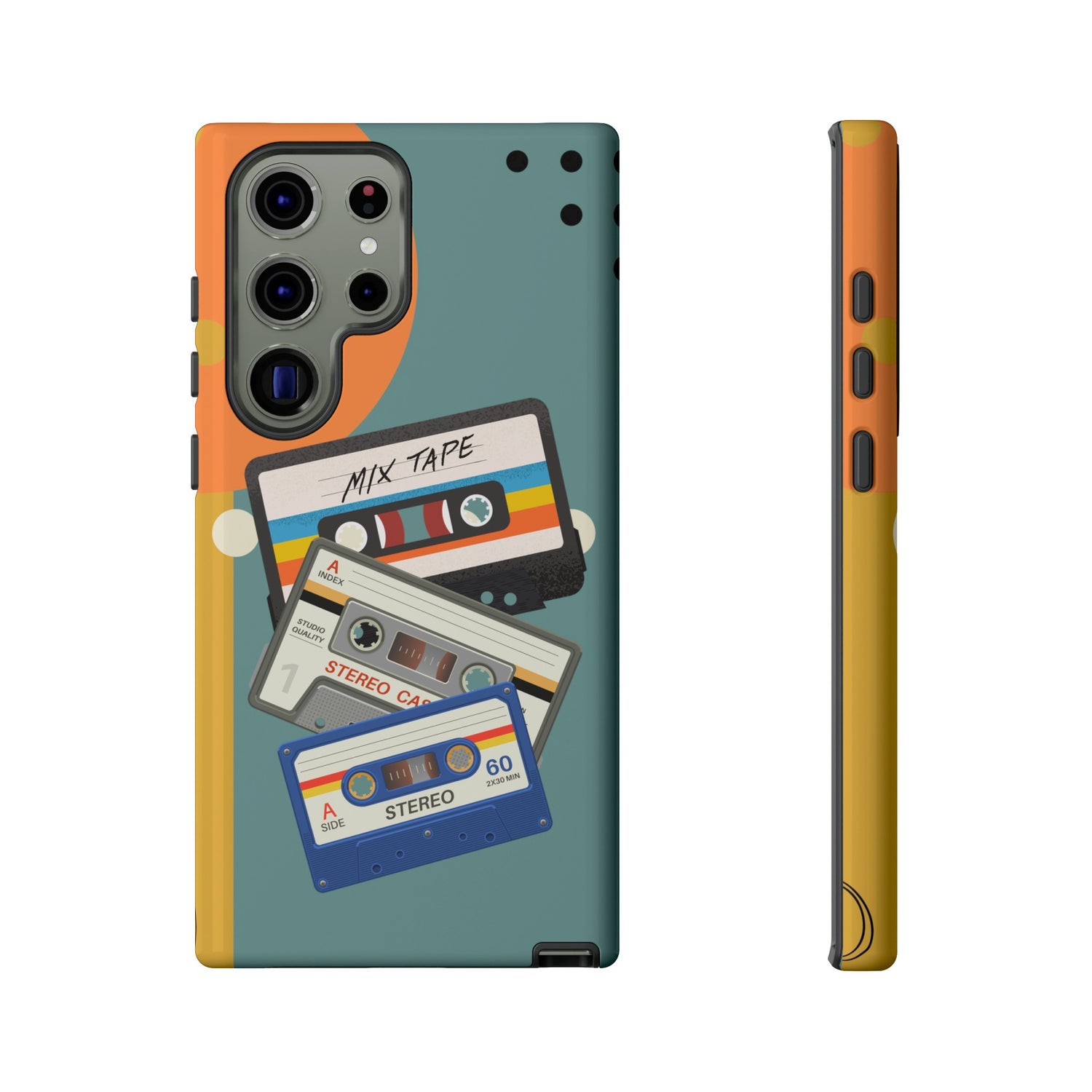 Gen X, Retro Cassettes Mid Mod Smart Phone Tough Cases