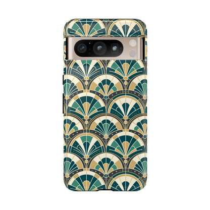 Art Deco Peacock Inspired Tough Phone Case