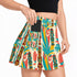 Retro Tiki Design Mid Mod Teal, Coral Yellow MCM Designed Women&