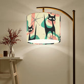 Atomic Cat Mid Century Modern Starburst Retro Kitsch Arc Floor Lamp - Mid Century Modern Gal