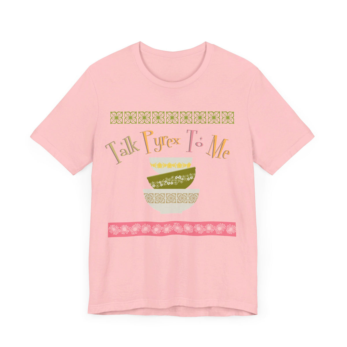 Pyrex Collector Retro T-Shirt, Pyrex Lover, Funny Quirky Collectors Edition By MCM GAL - Mid Century Modern Gal