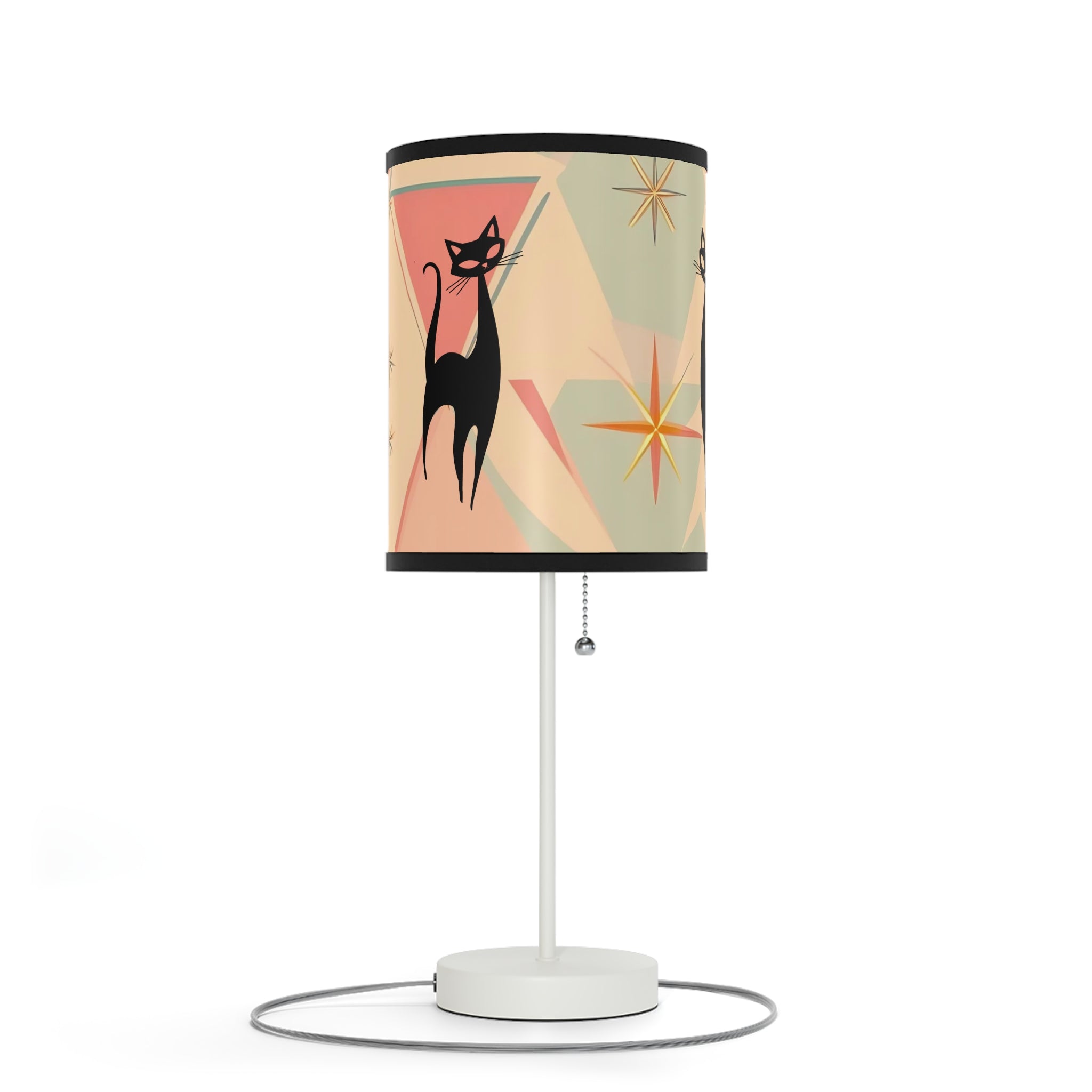 Mid-Century Modern Cat Lamp – Stylish Home Decor for Cat Lovers - Mid Century Modern Gal