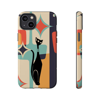 Atomic Cat, Sexton Cat, Mid Mod, Retro Geometric, Starburst Tough Phone Cases