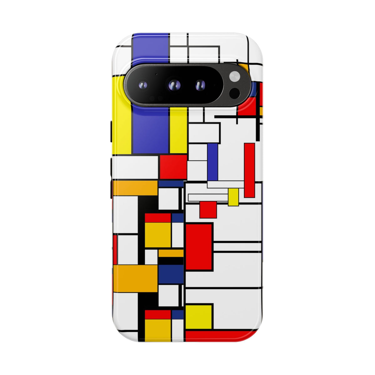 Retro Mod Mondrian, Mid Century Modern Style Tough Phone Case