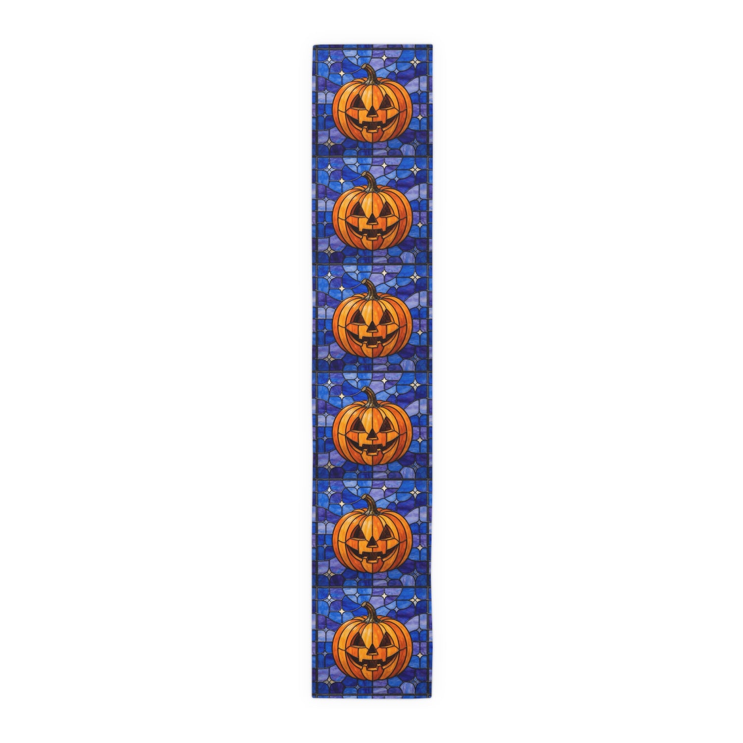 Halloween Stained Glass Style Jack-o&