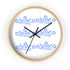 Blue Cornflower Corningware Inspired Kitschy Kitchen Wall Clock - Mid Century Modern Gal