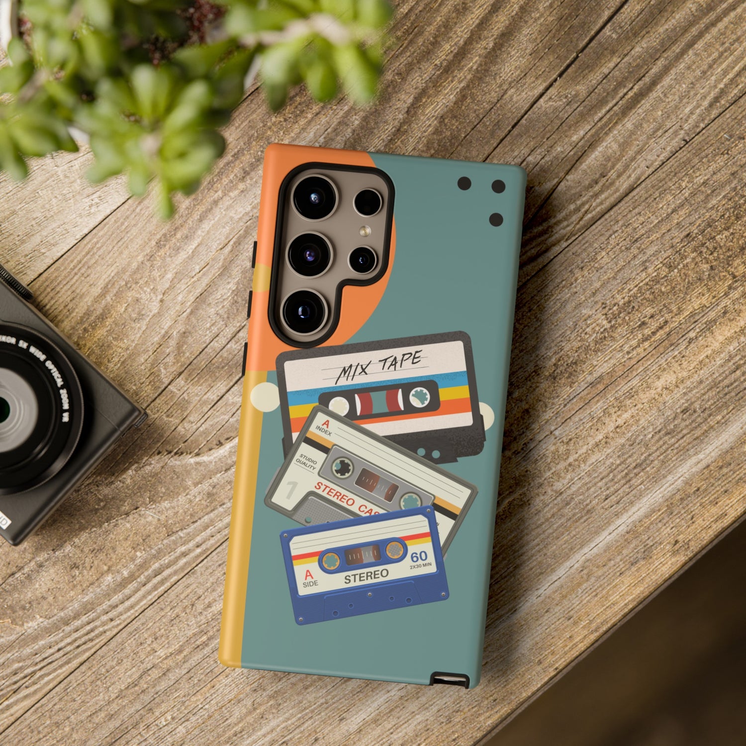 Gen X, Retro Cassettes Mid Mod Smart Phone Tough Cases